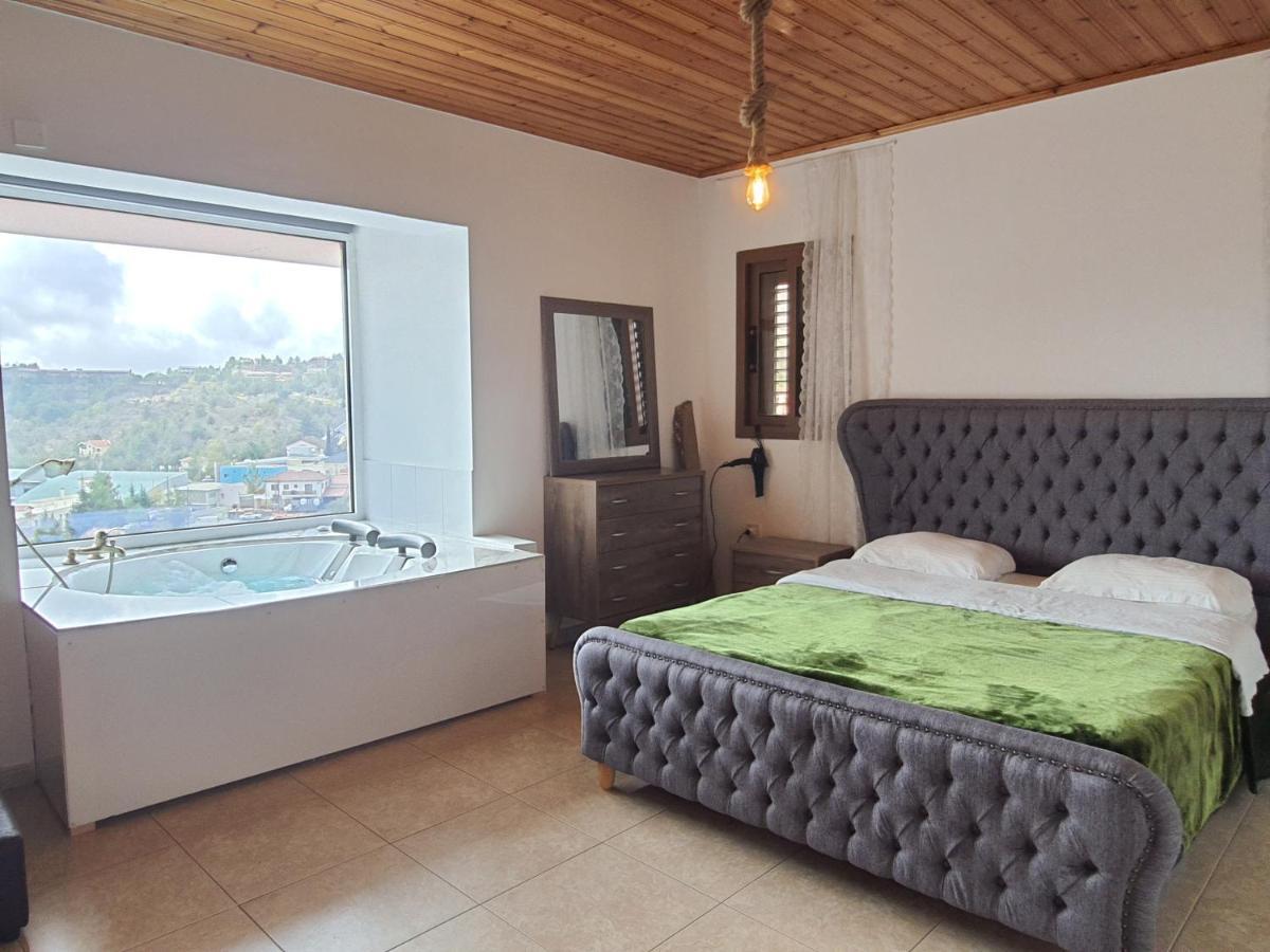 Aprosmeno Jacuzzi House 1 Villa Agrós Eksteriør bilde