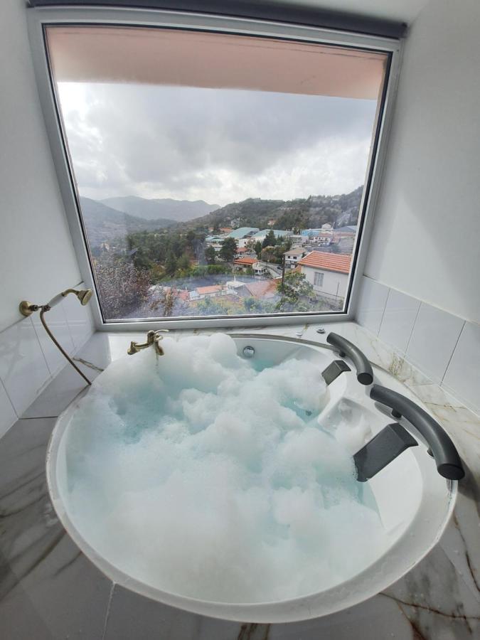 Aprosmeno Jacuzzi House 1 Villa Agrós Eksteriør bilde